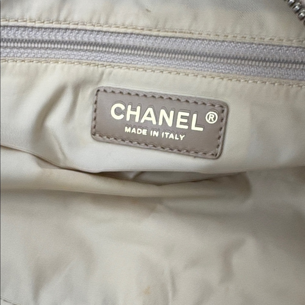 CHANEL Beige and White Patterned inc COA - Picture 9 of 11